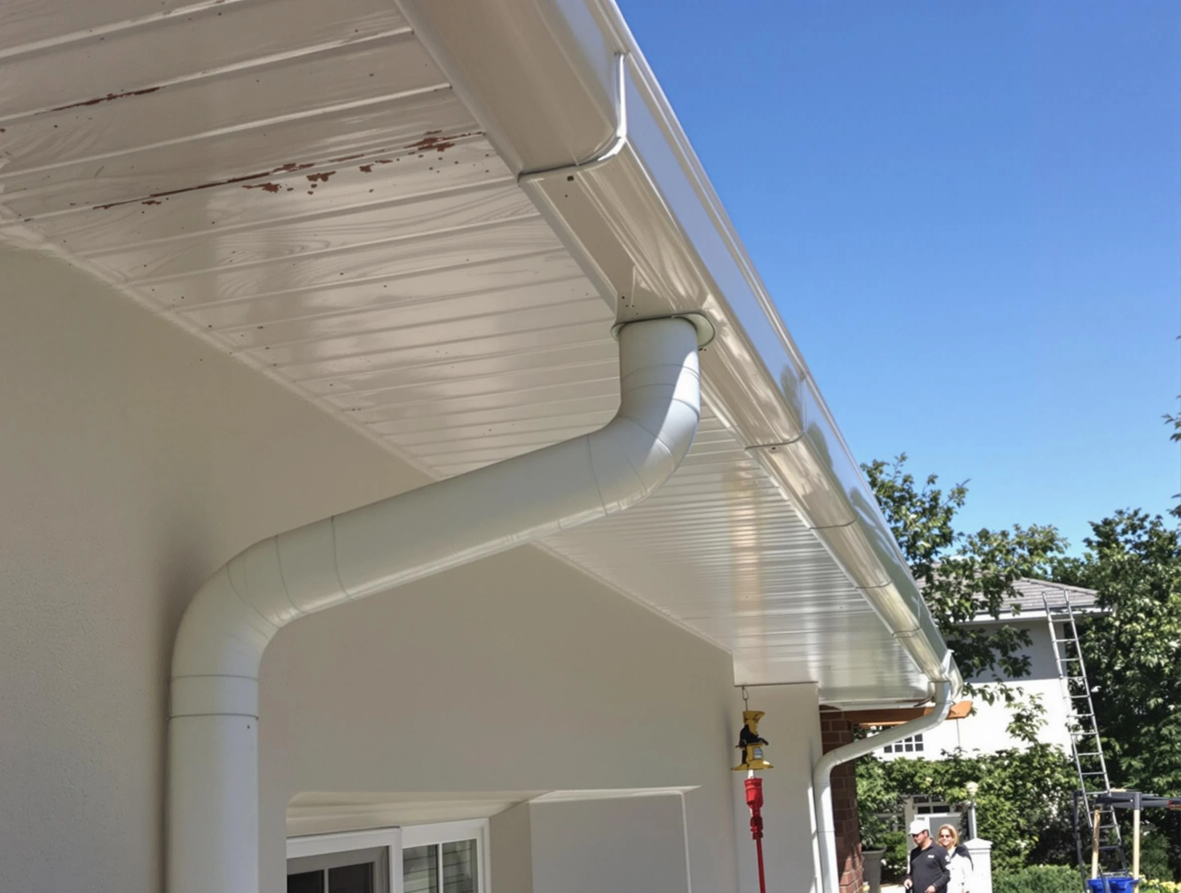 On-site seamless gutter fabrication by University Heights Roofing Company in University Heights, OH